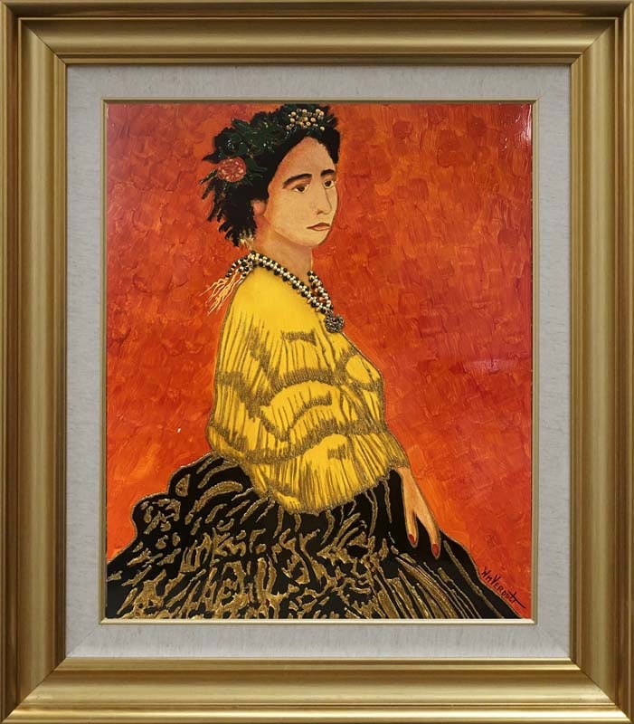 William Verdult Original Oil on board bejewelled Kings and Queens series (1 of 1)