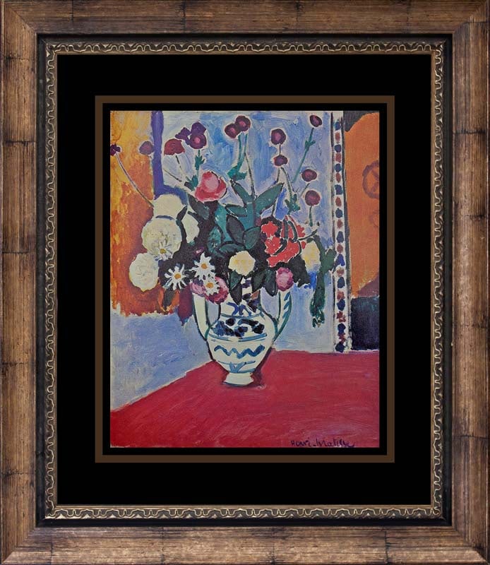 Henri Matisse Lithograph after Matisse from 1978: Henri Matisse Lithograph from 1978. The signature is in the plate. Approx 24x20 inches. Professionally framed. Includes certificate.