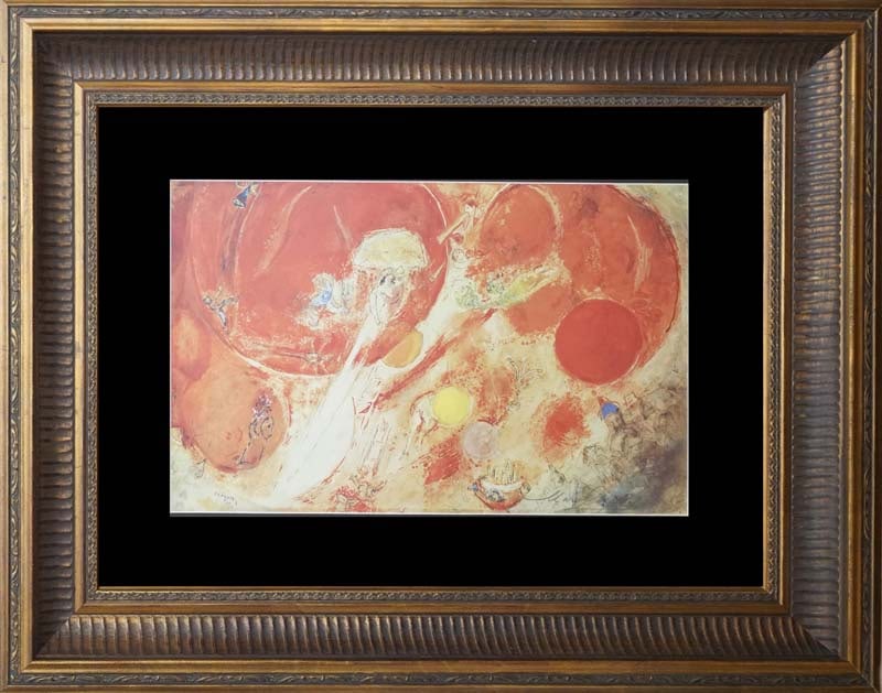 Marc Chagall lithograph hand signed from The Ballet Act III Curtain (1 of 1)