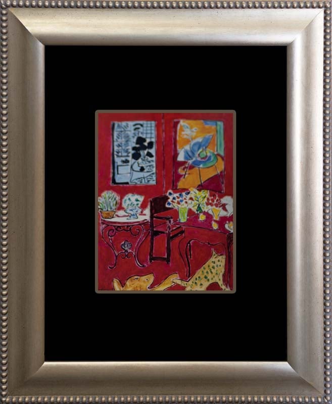 Henri Matisse Lithograph - The Red Room - 45 year ago lithograph: Henri Matisse Lithograph - The Red Room 45 years old lithograph. The signature is in the plate. Custom framed. Approx size is 18x22 inches. Includes certificate.