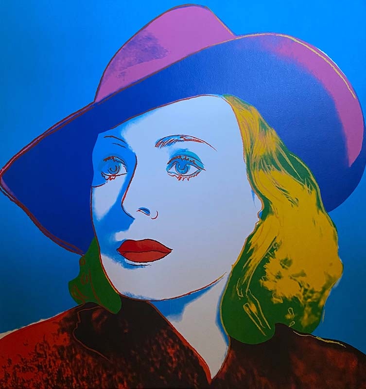Andy Warhol Ingrid Bergman (Hat) 1983 Serigraph (1 of 1)