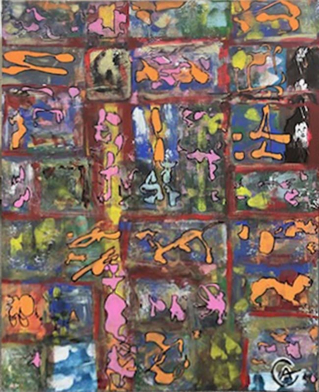 Hot Mess Original on canvas by Art Chorny: Hot Mess Original on canvas by Art Chorny Approx 30x40 inches One of a kind original Hand signed by the artist. and includes certificate of authenticity. This comes framed.