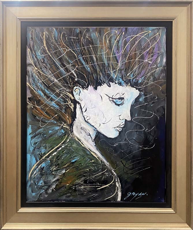 Gaylord Soli original on canvas: Gaylord Soli Original oil on canvas. Image size is Approx 20x24 inches image size overall. Hand signed one of kind original Custom framed and includes Certificate.