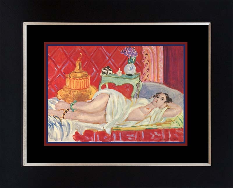 Henri Matisse Color Plate Lithograph after Matisse from 1970: Henri Matisse Color Plate Lithograph from 1970 Paris. Approx 24x20 inches professionally framed. Includes Certificate of Authenticity.