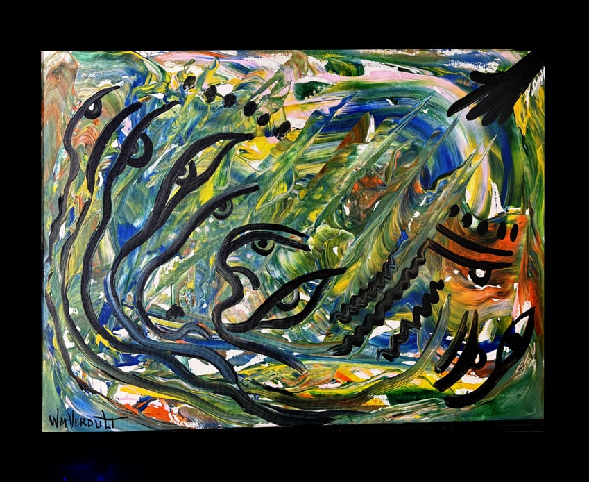 Original on canvas by William Verdult the Dutch Master: Original on canvas by William Verdult the Dutch Master One of a kind original Hand signed by the artist. Approx 36x24 inches image size. Custom framed and includes certificate.