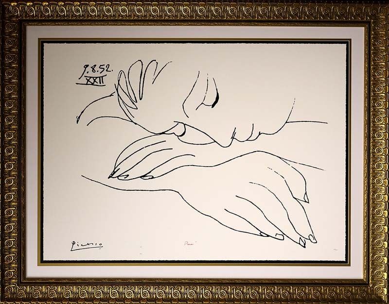 Pablo Picasso (Spanish 1881-1973) Limited Edition after Pablo Picasso on paper (1 of 1)