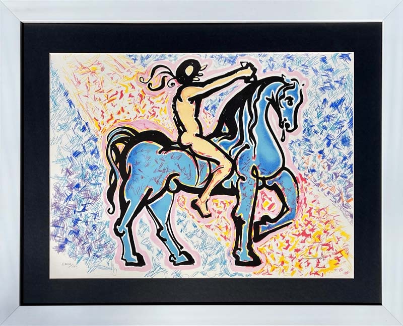 Salvador Dali (Spanish 1904-1989) Limited Edition Original Lithograph Victory of Primitive Man. Le: Salvador Dali (Spanish 1904-1989) Limited Edition Original Lithograph Victory of Primitive Man. Le Jungle Humane Suite 1976Salvador Dali Victory of Primitive Man 1976. Original Lithograph hand signed