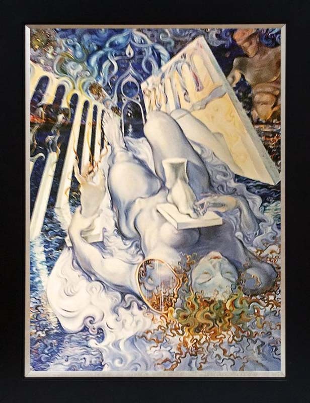 Original mixed media on canvas Arina Night Time: Arina Mixed media Original on canvas. Approx 28x30. One of a kind hand signed by the artist. Includes Certificate of Authenticity. This work was purchased directly from the artist.