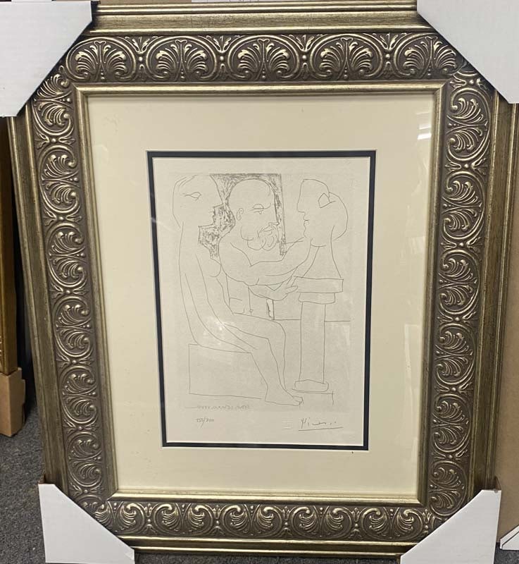 Pablo Picasso (Spanish 1881-1973) lithograph numbered limited edition of 300 with official Museum (1 of 1)