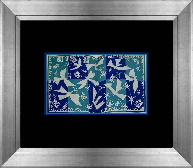 Henri Matisse (French 1869-1954) Lithograph SKY 45 years ago lithograph: Henri Matisse (French 1869-1954) Lithograph - Sky 45 years old lithograph. The signature is in the plate. Custom framed. Approx size is 18x22 inches. Includes certificate. Art Artwork Artist.