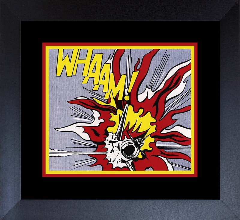 Roy Lichtenstein (American 1923-1994) Color Plate Lithograph: Roy Lichtenstein (American 1923-1994) Lithograph from 1992. Approx 24x20 inches. Professionally framed. Includes a certificate. Art Artwork Artist.