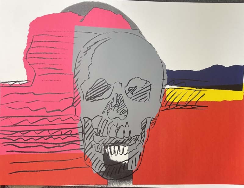 Andy Warhol (American 1928-1987) Serigraph Skulls 1976: Andy Warhol (American 1928-1987) Andy Warhol Skulls Serigraph 1976 from the Portfolio of four screenprints or serigraphs. Publisher Andy Warhol. 40x30 inches. Includes documentation Art Artwork Artist