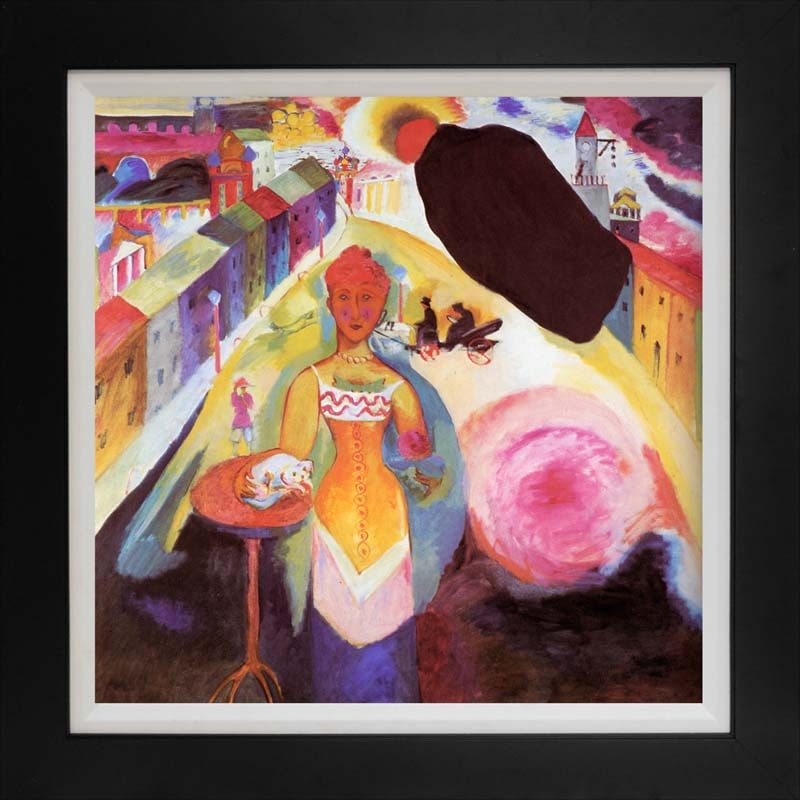 Wassily Kandinsky (Russian 1866-1944) Limited Edition on canvas after Wassily Kandinsky (Russian: Limited Edition ink on canvas after Kandinsky (Russian 1866-1944) Signed in the plate. Edition of 25. Custom framed and includes certificate. Approx 22x22 inches. Art Artwork Artist.