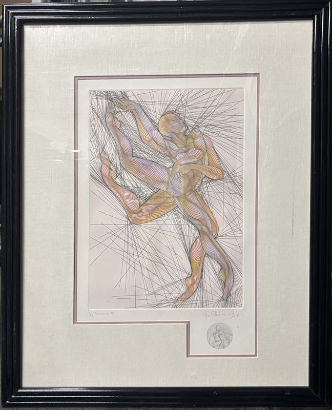 Guillaume Azoulay (French 1949) original etching limited edition (1 of 1)