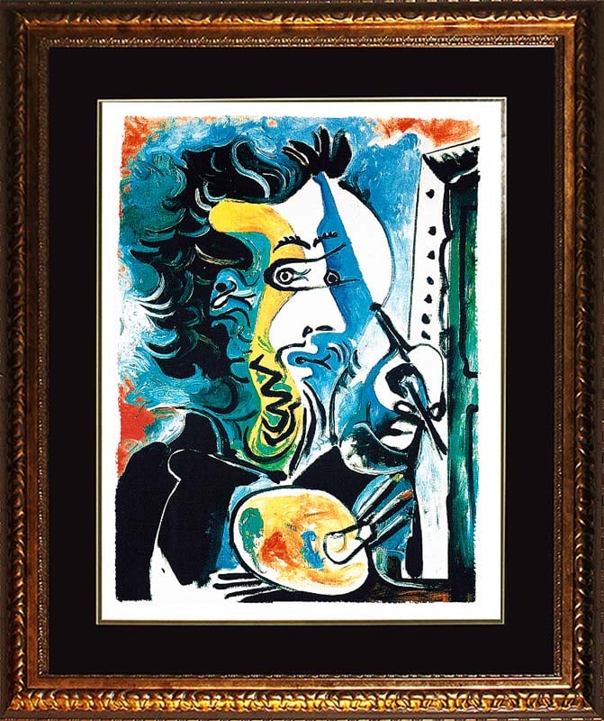 Pablo Picasso (Spanish 1881-1973) Limited Edition the Artist Collection Domaine Picasso Lithograph: Pablo Picasso (Spanish 1881-1973) Limited Edition the Artist Collection Domaine PicassoPablo Picasso after Limited Edition the Artist. Limited edition ink on canvas. Estate signed part of the Collecti