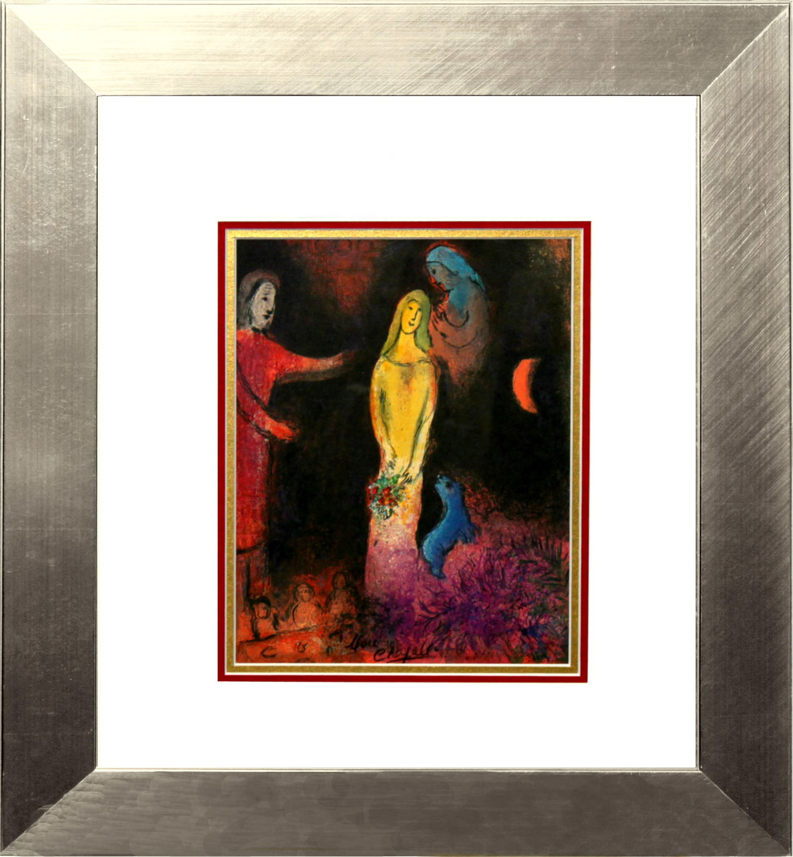 Marc Chagall (Russian-French 1887-1985) Hand Signed Lithograph: Marc Chagall (Russian-French 1887-1985) Marc Chagall (Russian-French 1887-1985) Hand Signed LithographMarc Chagall Hand Signed Lithograph. This original lithograph is hand signed by the artist. Custom