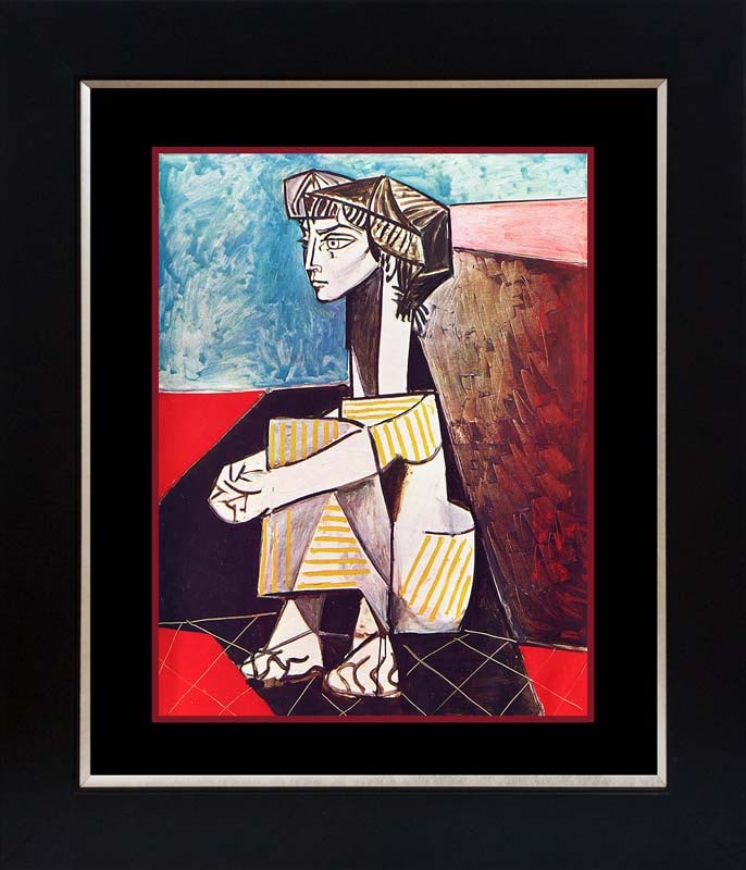Pablo Picasso (Spanish 1881-1973) Color Plate Lithograph from 1969: Pablo Picasso (Spanish 1881-1973) Color Plate Lithograph from 1969Pablo Picasso color plate lithograph from 1969 Approx 24 x 20 inches Custom framed and includes certificate. Art Artwork Artist.