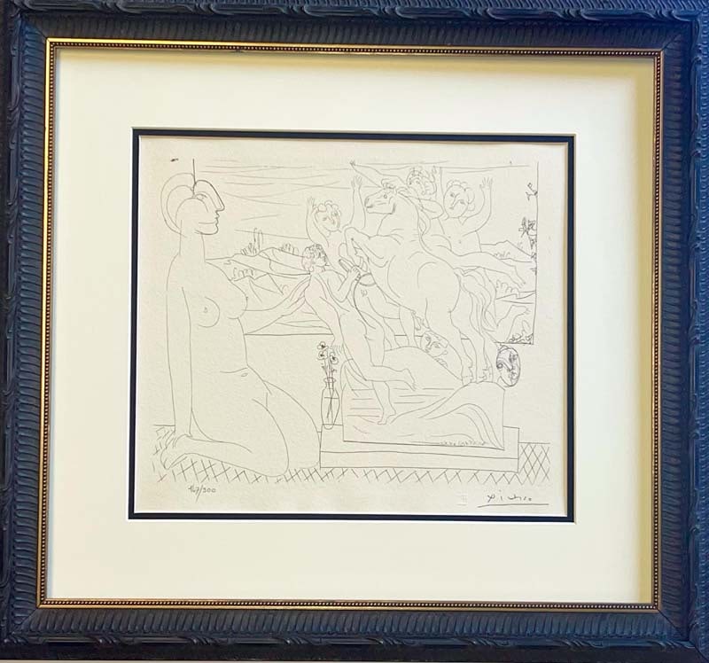 Pablo Picasso (Spanish 1881-1973) lithograph numbered limited edition of 300 with official Museum (1 of 1)