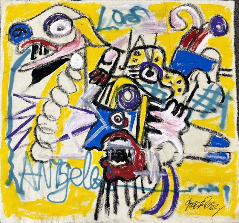 Gino Perez (Mexican-American 1977) Original Painting on canvas by Gino Perez: Gino Perez (Mexican-American 1977) Original Painting on canvas 30 x 30 inches. Original One-of-a-kind. Hand signed by the artist. Custom framed. Includes certificate of authenticity. Art Artwork Artis