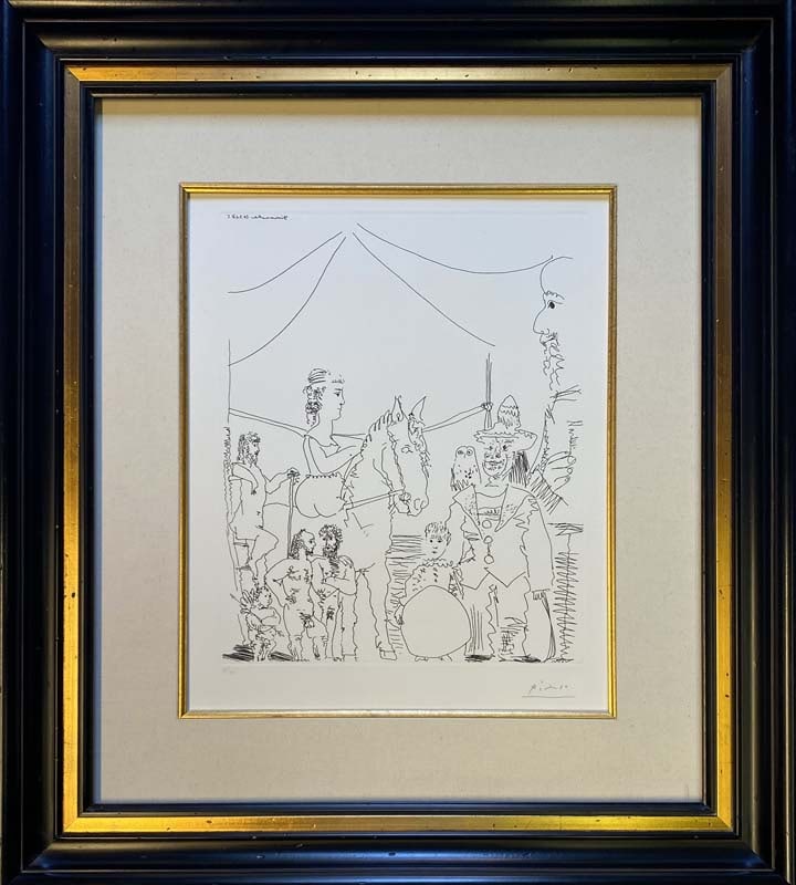 Pablo Picasso (Spanish 1881-1973) Limited Edition Original Etching Hand signed and numbered 1968: Pablo Picasso (Spanish 1881-1973) Limited Edition Original Etching Hand signed and numbered Bloch catalogue 226 Pablo Picasso 1968 Hand signed and numbered Bloch catalogue 226 Custom framed 