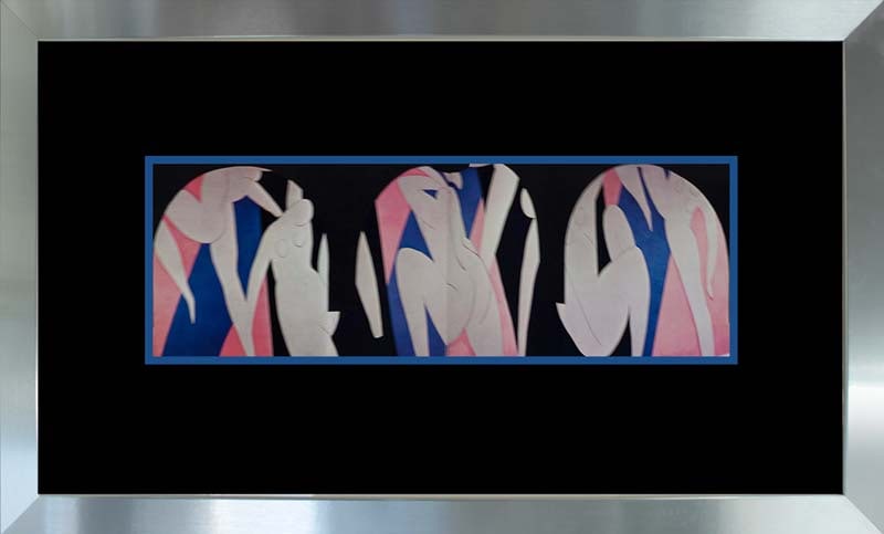 Henri Matisse (French 1869-1954) Lithograph - The Dance II - 55 year old lithograph: Henri Matisse (French 1869-1954) Lithograph - The Dance II- 45-year-old lithograph. The signature is in the plate. Approx 22x26 inches. Custom framed. Includes certificate of authenticity. Art Artwork