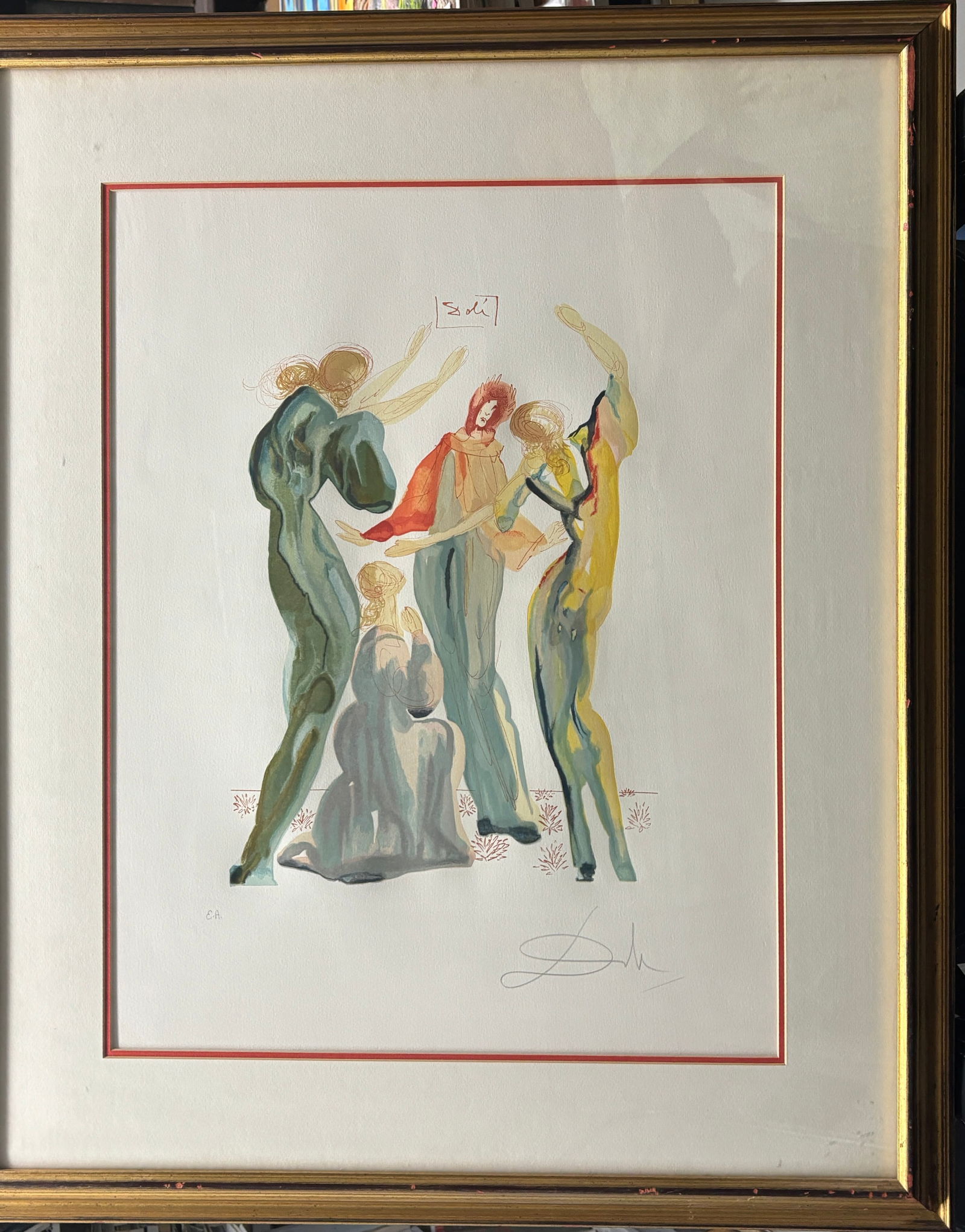 Salvador Dali (Spanish 1904-1989) La Danse Limited Edition Original Wood Block by Salvador Dali: Salvador Dali (Spanish 1904-1989) La Danse Limited Edition Original Wood Block by Salvador Dali (Spanish 1904-1989) Hand signed and numbered Salvador Dali La Danse Original Block Limited Edition. Hand
