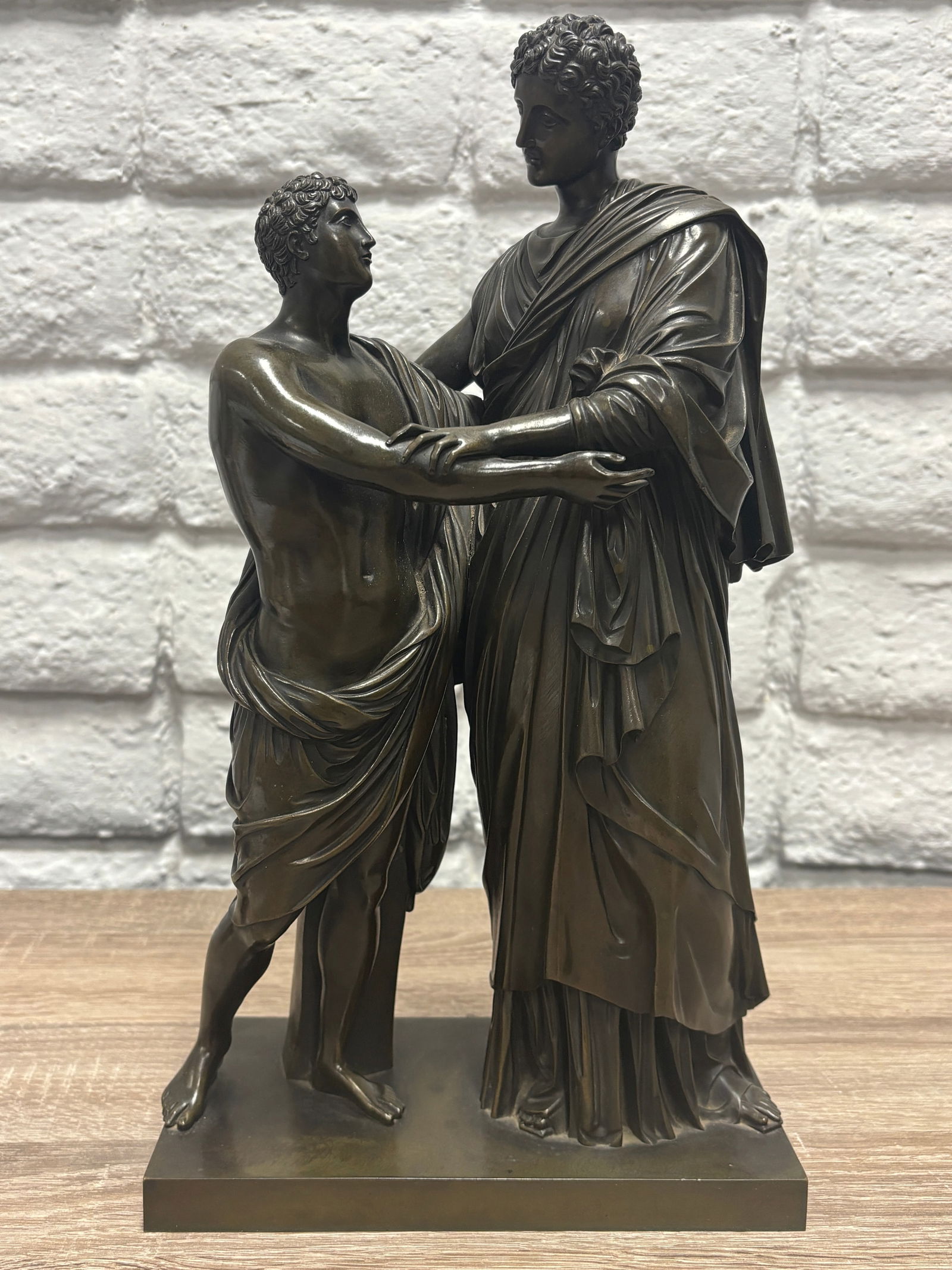 Orestes un Elektra, 1826 Bronze Statue by Wilhelm Hopfgarten (1 of 1)