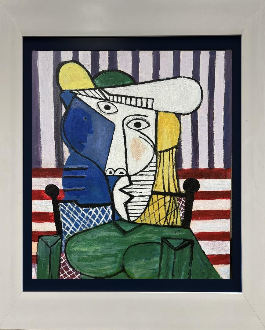 Pablo Picasso (Spanish 1881-1973) oil painting on canvas in the manner of Pablo Picasso (Spanish (1 of 1)