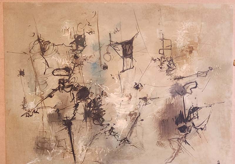 Rolf Cavael original mixed media signed 20x15 inches Konigsberg (1 of 1)