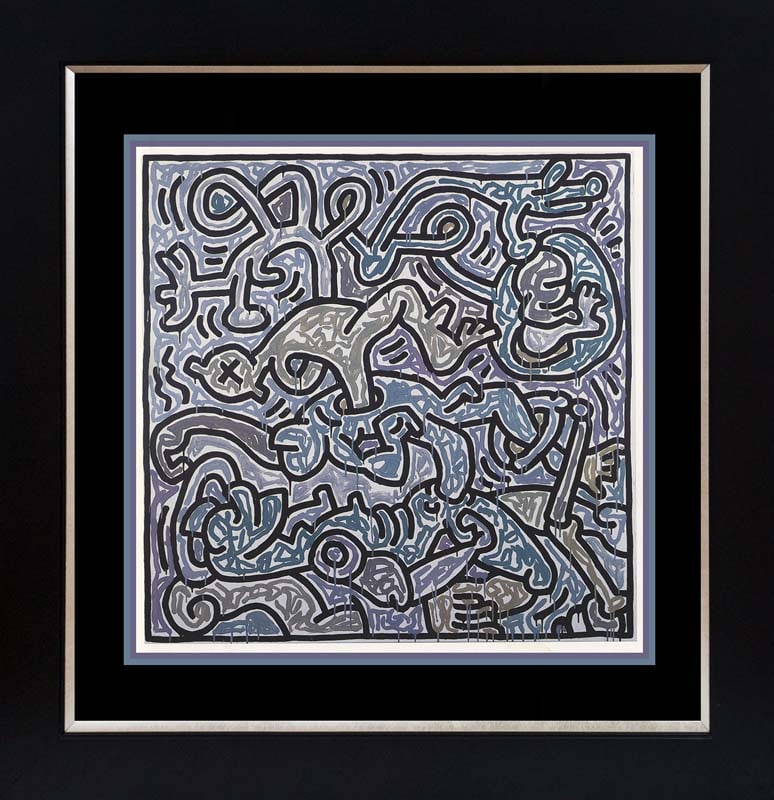 Keith Haring (American 1958-1990) Lithograph Haring (1 of 1)