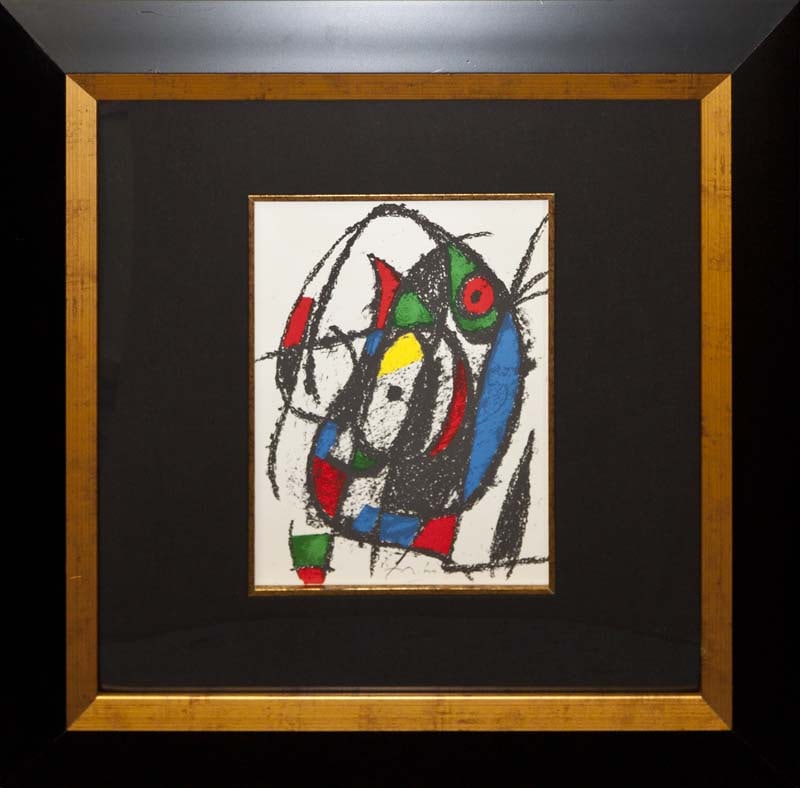 Joan Miro (Spanish 1893-1983) Hand Signed Lithograph (1 of 1)