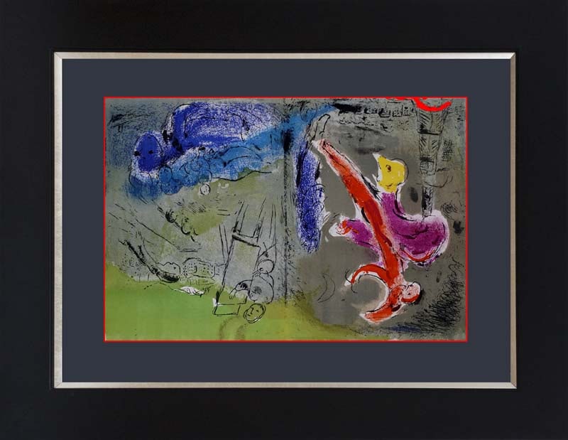 Marc Chagall (Russian-French 1887-1985) Marc Chagall Lithograph from the Verve Collection (1 of 1)