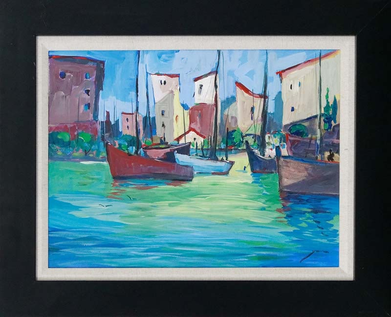 Michael Schofield (American 1947) Original Painting on canvas: Michael Schofield (American 1947) Original Painting on canvas Hand signed by the artist. Approx 24 x 18 image size inches. One-of-a-kind original. Includes certificate Custom framed. This work was pur