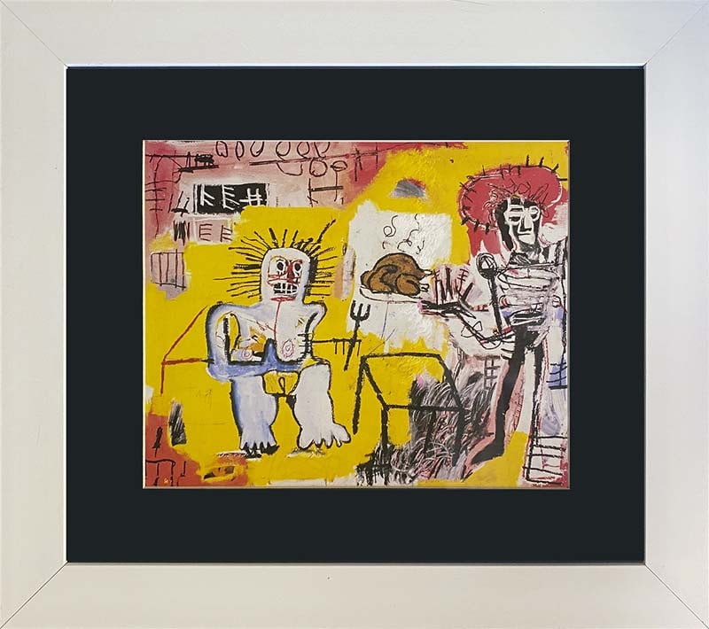 Jean-Michel Basquiat (American 1960-1988) Color Plate Lithograph from 1984 by Jean-Michel Basquiat. (1 of 1)