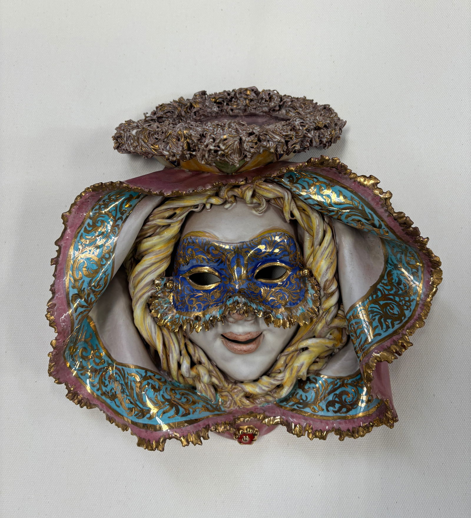 G. Danti 1950s Handmade and Hand painted. Cermic mask. (1 of 1)