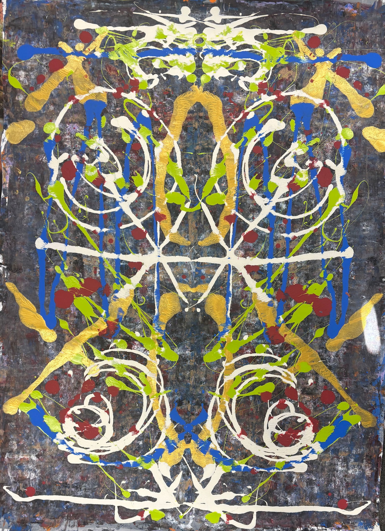 Original Painting on canvas by Art Chorny (American - Ukranian 1965) Abstract: Original Painting on canvas by Art Chorny Approx 30x40 inches One of a kind original Hand signed by the Artist and includes certificate of authenticity. Art Artwork Artist.