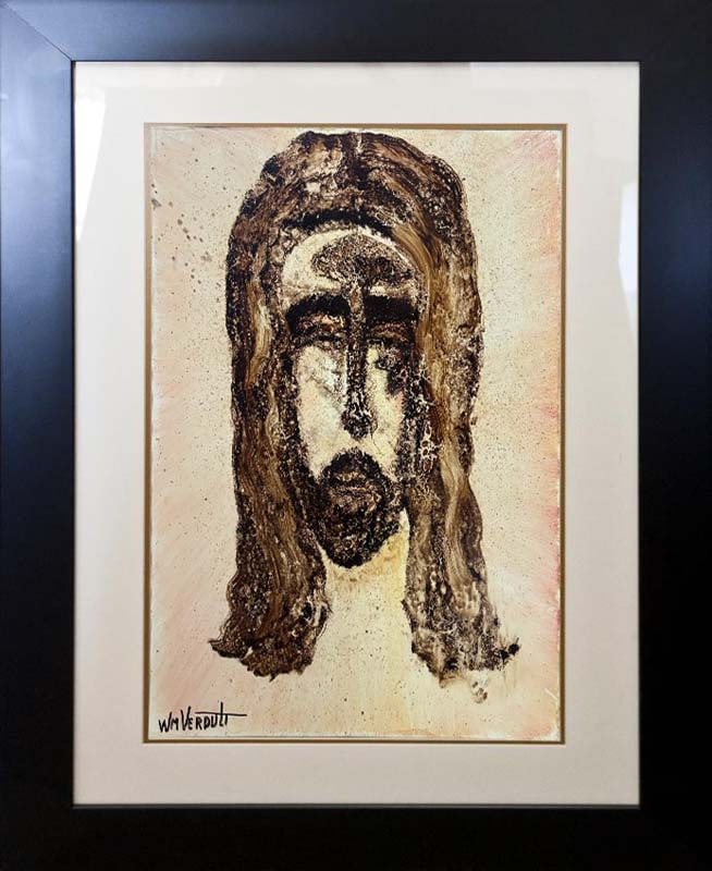 William Verdult (Dutch 1939-2016) Original Oil painting on board 20x24 inches image size The: William Verdult (Dutch 1939-2016) Original Oil painting on board 20x24 inches image size The ShroudWilliam Verdult Original Oil painting on board 20x24 inches image size Hand signed one of kind origin