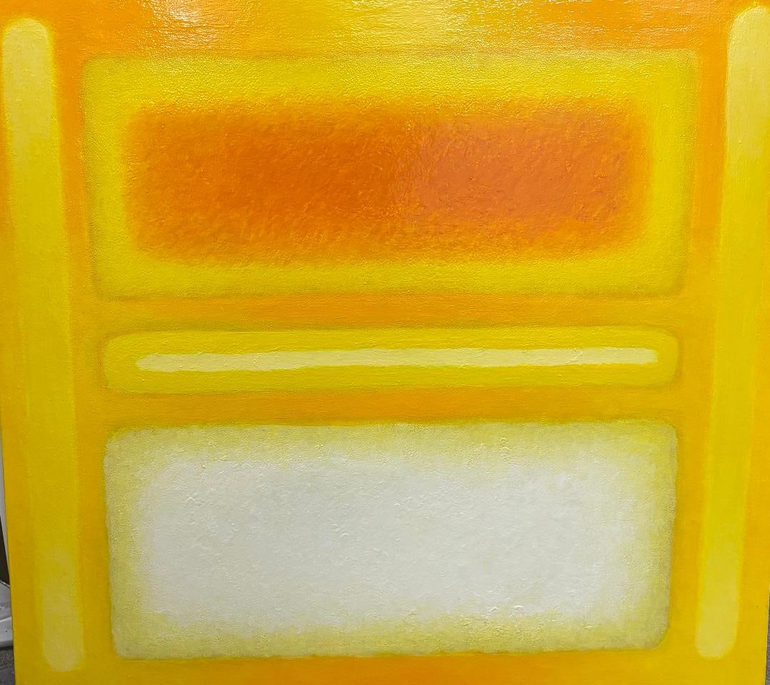 Katherine Arion (American 1957) Original Mixed Media Painting on canvas: Original Painting Mixed Media on canvas Katherine Arion (American 1957) One of a kind. Hand signed by the artist. On canvas Approx 30x24 image size inches Custom framed and includes certificate This w