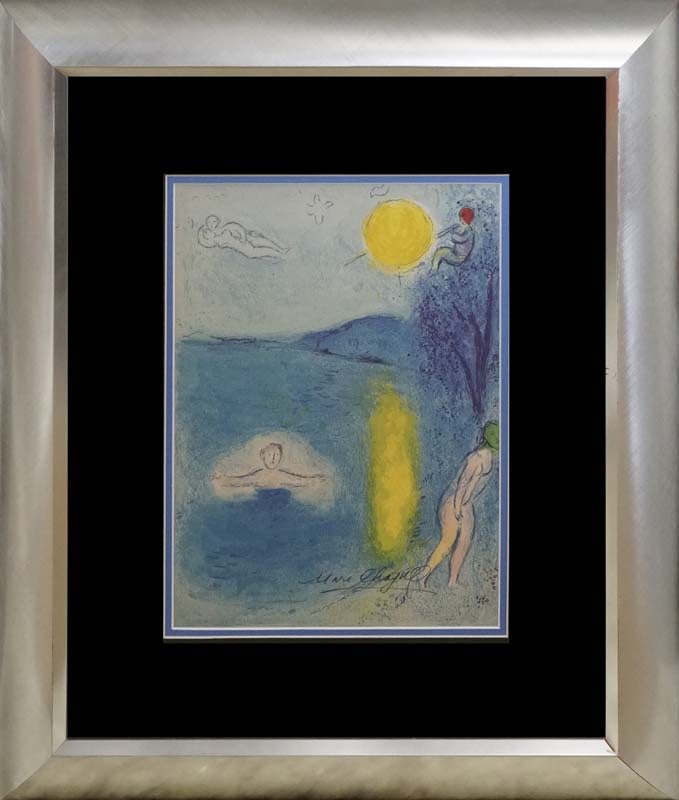 Marc Chagall (Russian-French 1887-1985 Marc Chagall Lithograph hand signed (1 of 1)