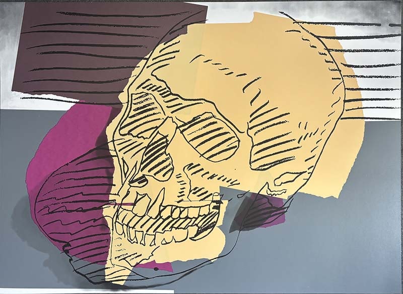 Andy Warhol (American 1928-1987) Skulls Serigraph Working trial proof 1976 (1 of 1)