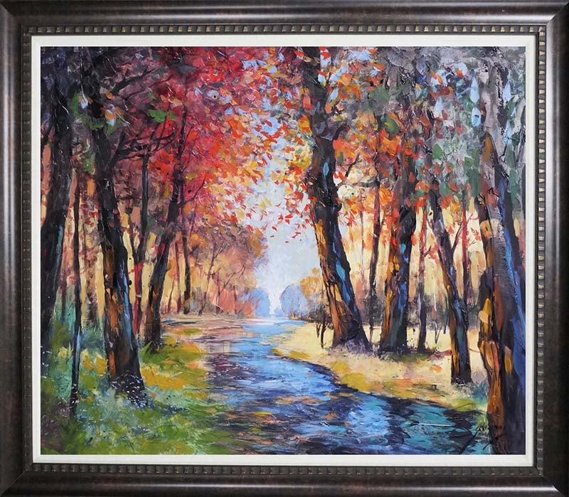 Michael Schofield (American 1947) Mixed Media Original by Michael Schofield (American 1947) on: Michael Schofield (American 1947) Mixed Media. Original Painting on canvas. Hand signed by the artist. Approx 30 x 24 inches image size. One of a kind original. Includes certificate. Custom framed. Th