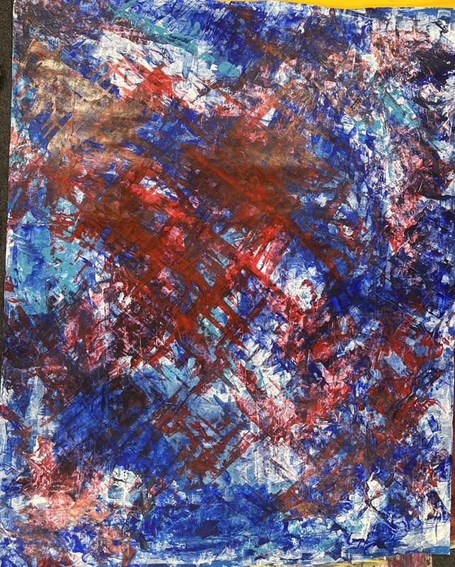 Original Painting on canvas by Art Chorny (American - Ukranian 1965) Abstract (1 of 1)