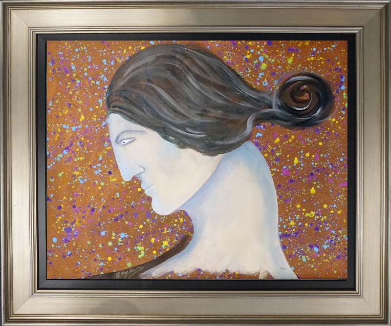 Gaylord Soli (American 1939) Original Painting on canvas: Gaylord Soli (American 1939) Original One of a kind. Hand signed by the artist. Approx 36 x 34 inches. Includes Certificate of Authenticity. Custom framed This work was purchased directly from the art