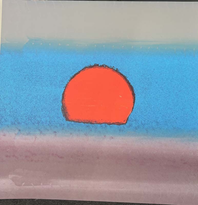 Andy Warhol (American 1928-1987) from 1972 Sunset Unique Edition Original Serigraph Silkscreen in (1 of 1)