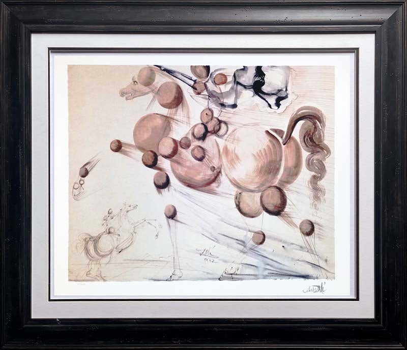 Salvador Dali (Spanish 1904-1989) Limited Edition Lithograph: Salvador Dali (Spanish 1904-1989) Limited Edition Lithograph Signed in the plate and numbered. Approx 24x18 image size custom framed and includes certificate of authenticity. Art Artwork Artist.