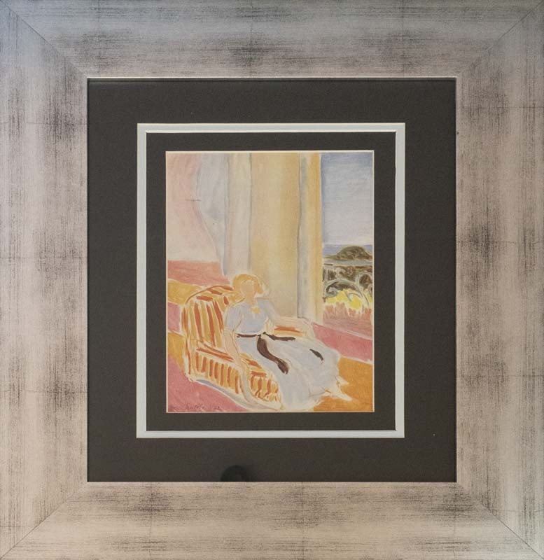 Henri Matisse (French 1869-1954) Color Plate Lithograph after Henri Matisse from 1968: Henri Matisse (French 1869-1954) Lithograph from 1968 Paris. Approx 24x20 inches professionally framed. Includes documentation. Art Artwork Artist.