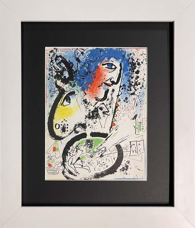 Marc Chagall (Russian-French 1887-1985) Marc Chagall color plate Lithograph from 1970 (1 of 1)