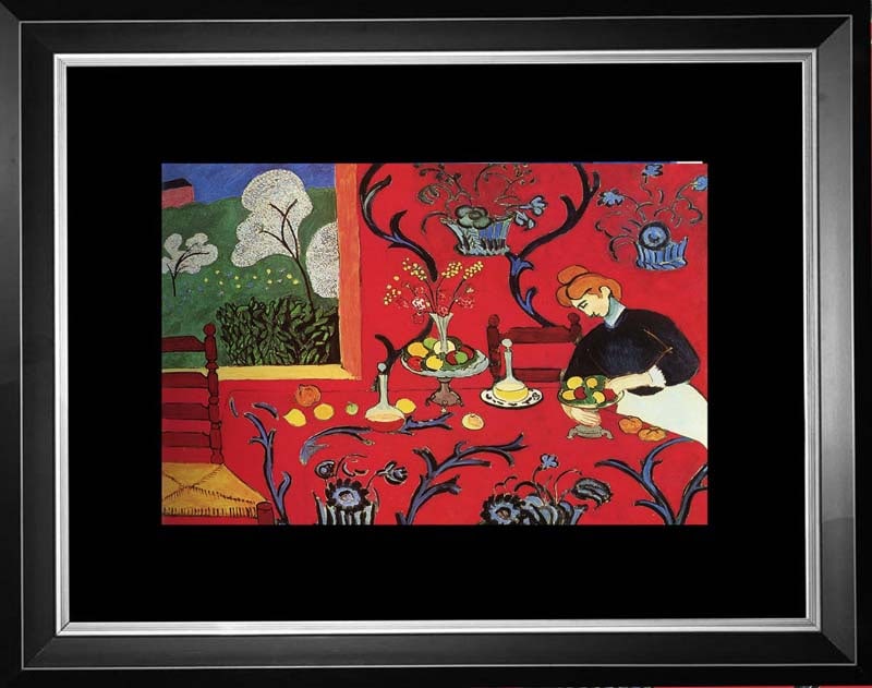 Henri Matisse (French 1869-1954) The Red Room Color Plate Lithograph.: Henri Matisse (French 1869-1954) The Red Room Color Plate Lithograph. Custom framed and includes certificate. Approx 24x20 inches. Art Artwork Artist.