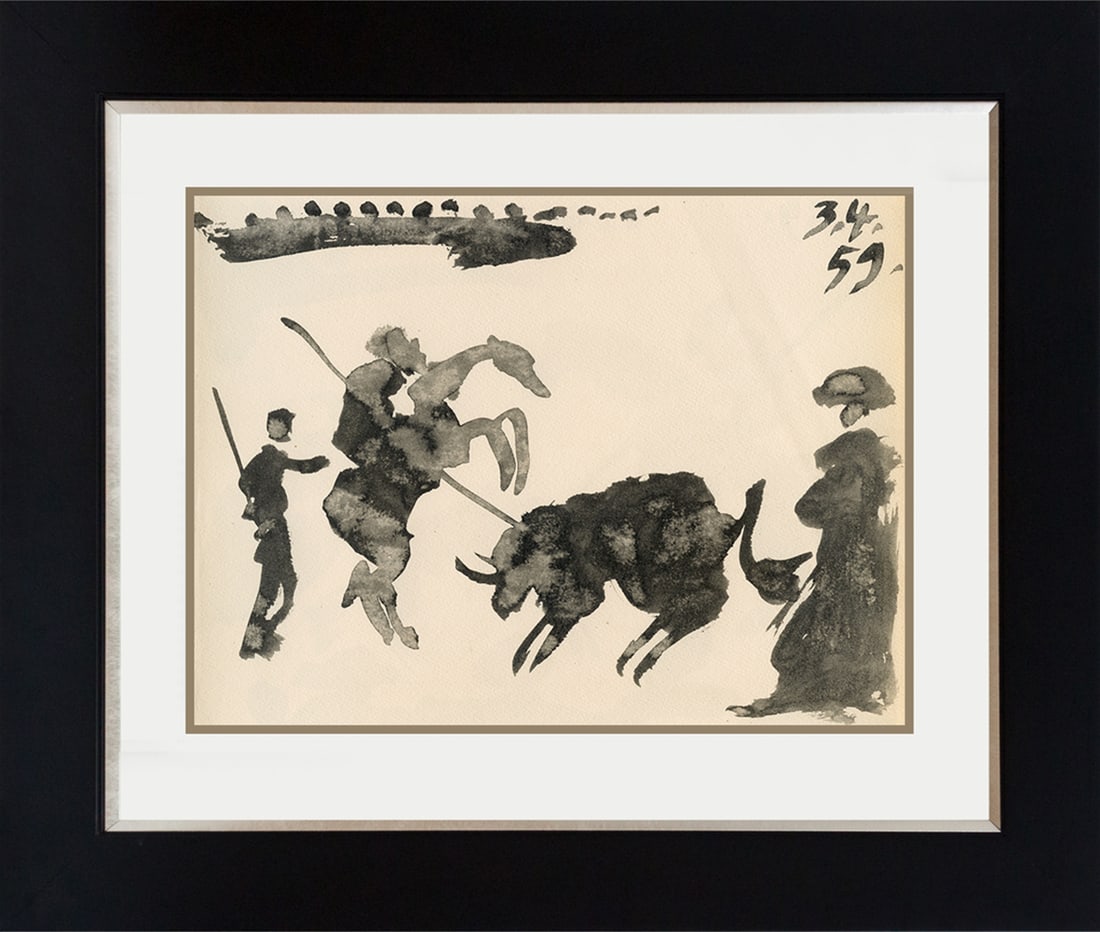 Antique Frederik Hendrik Kaemmerer Chromolithograph in color 1879'th with original frame (1 of 1)