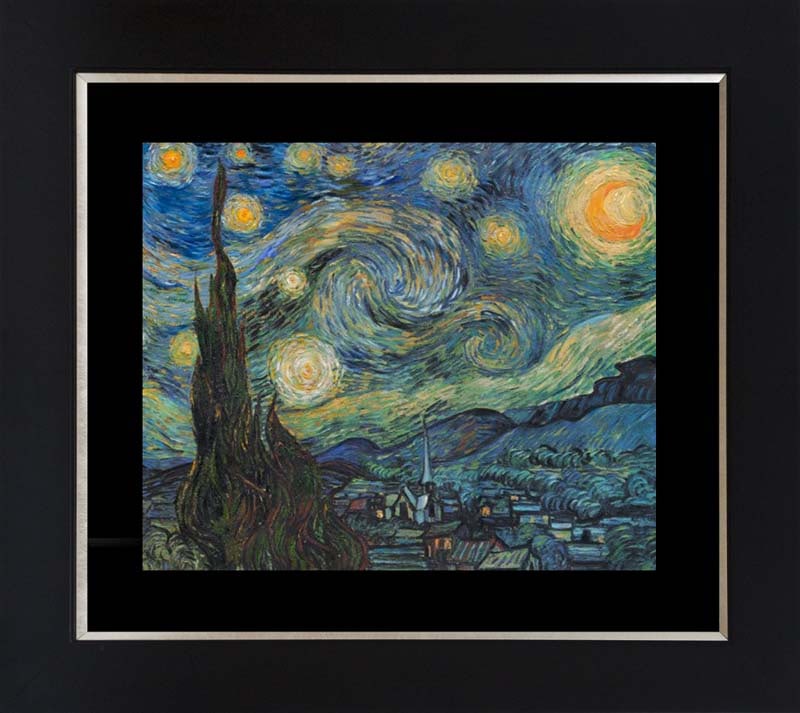 Vincent Van Gogh (Netherlands 1853-1890) Starry Night after Van Gogh Limited Edition painting on: Vincent Van Gogh (Netherlands 1853-1890) Starry Night Limited Edition on paper after Vincent Van Gogh Starry Nght Limited Edition on paper The total edition is 300 Limited edition lithograph ink on pa